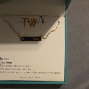 Tabitha Gold and Black Statement Necklace